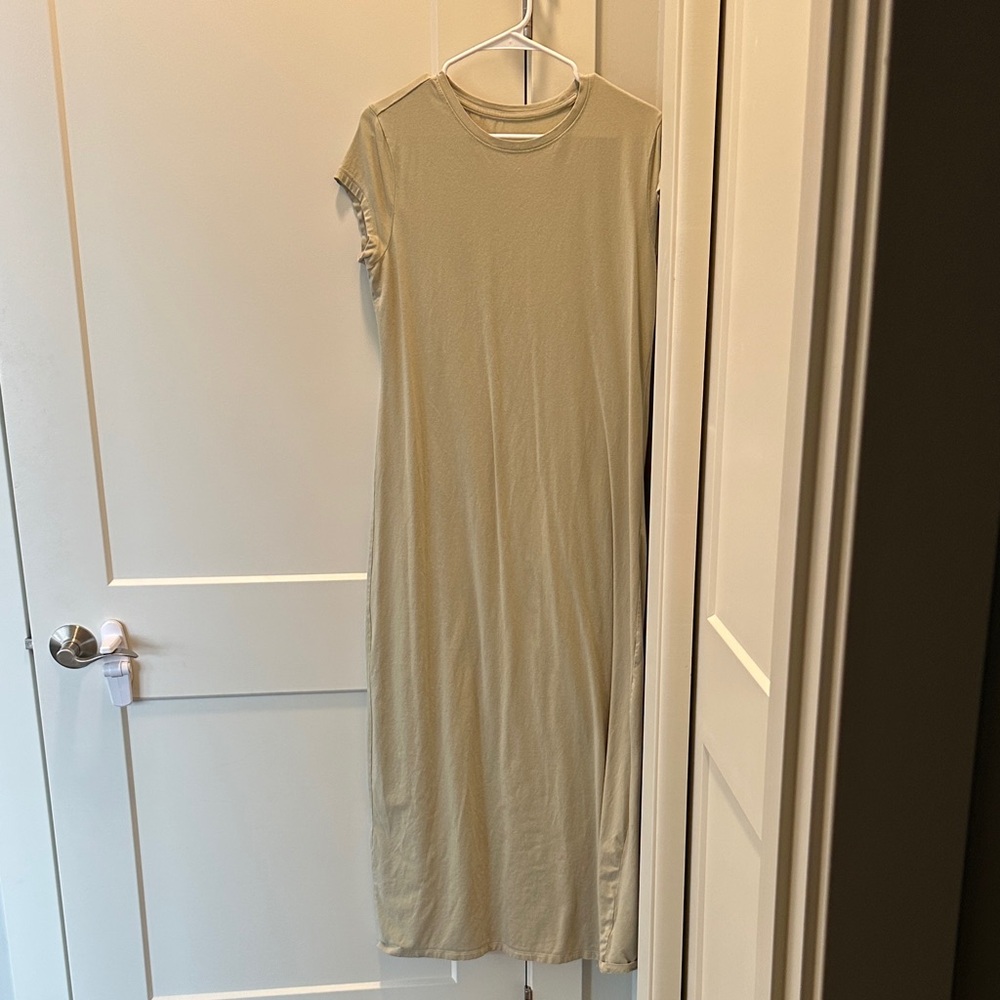 A New Day Beige Sleeveless Dress